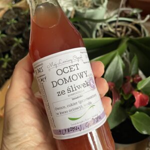 Ocet śliwkowy i certyfikat Świętokrzyska Kuźnia Smaków