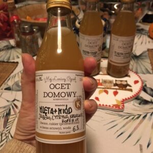 Ocet mięta i miód